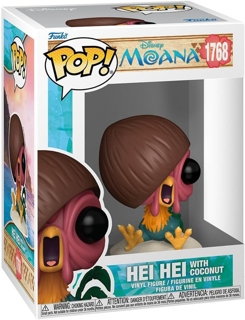 Funko Moana POP! Disney Hei Hei with Coconut Vinyl Figure #1768、ToyWiz、kayou