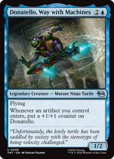 Donatello, Way with Machines (Foil) | Teenage Mutant Ninja Turtles、Magic: The Gathering、kayou