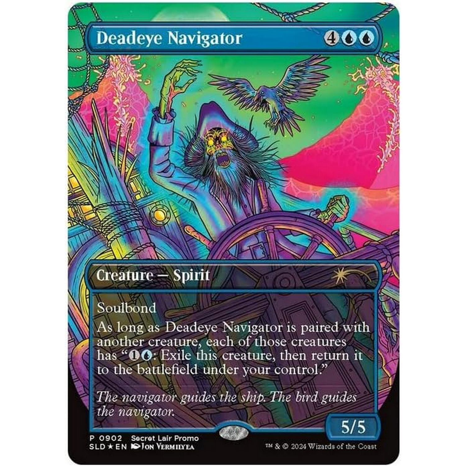 Magic the Gathering: Secret Lair Promo: Deadeye Navigator Rainbow Foil Edition、Magic the Gathering、kayou