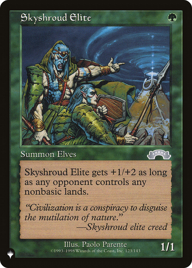 Skyshroud Elite (LIST-123/143) - The List、Wizards of the Coast、kayou