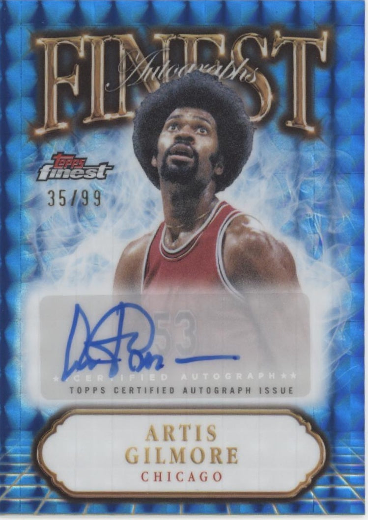 Artis Gilmore 2024-25 Topps Finest Blue Refractor Auto 35/99 #FA-AG、Collector Store LLC、kayou