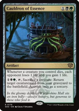 Cauldron of Essence (SOS-179) - Secrets of Strixhaven Foil、Wizards of the Coast、kayou