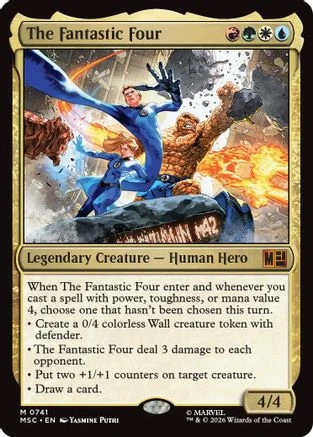 The Fantastic Four (MSC-741) - Commander: Marvel Super Heroes、Wizards of the Coast、kayou