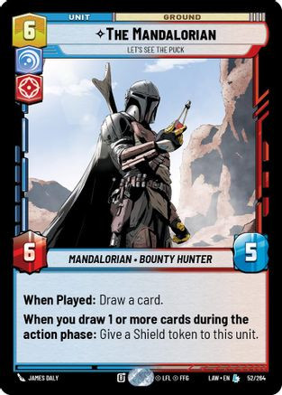 The Mandalorian - Let's See The Puck (52/264) - A Lawless Time、Fantasy Flight Games、kayou
