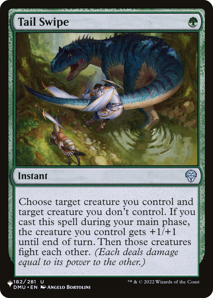 Tail Swipe (LIST-182/281) - The List、Wizards of the Coast、kayou