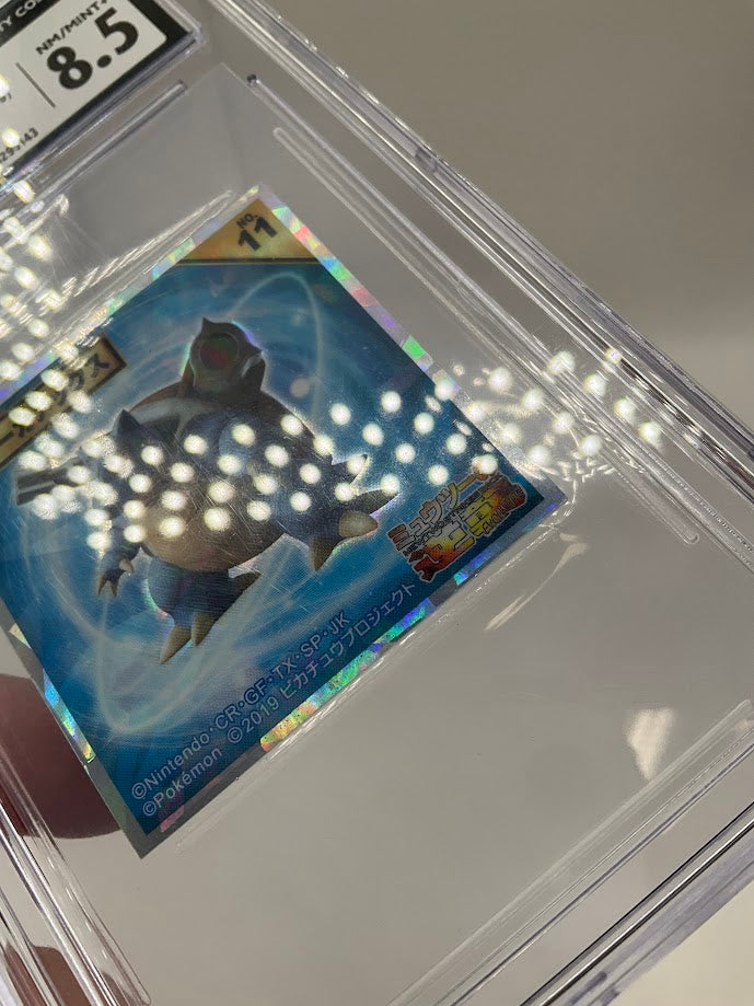 Blastoise Pokemon Mewtwo Evolution Water Stickers Lotte #11 CGC 8.5、Collector Store LLC Gaming、kayou