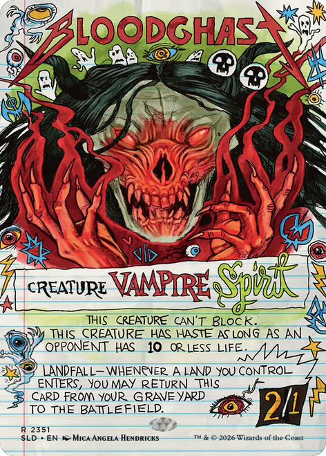 Bloodghast (Foil) (Secret Lair - Notebook Genius) | Secret Lair Drops、Magic: The Gathering、kayou