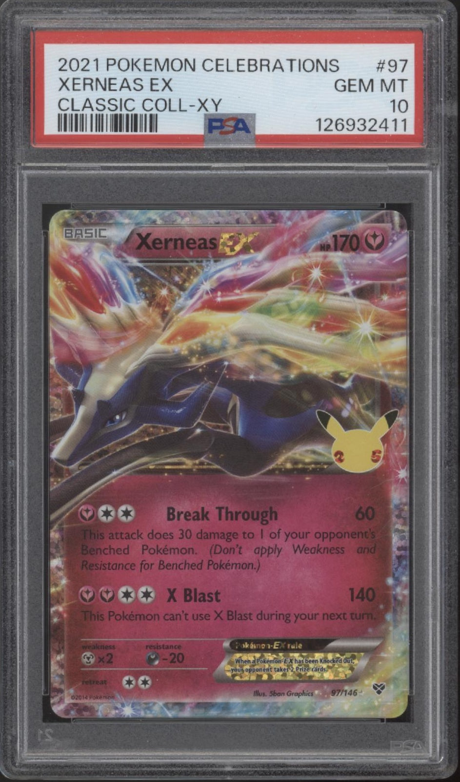Xerneas ex Pokemon Celebrations Classic Collection XY #97 PSA 10、Collector Store LLC Gaming、kayou