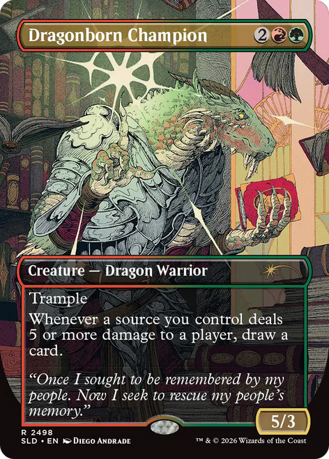 Dragonborn Champion (Foil) (Secret Lair - Dungeons & Dragons: Whispers In Candlekeep) | Secret Lair Drops、Magic: The Gathering、kayou
