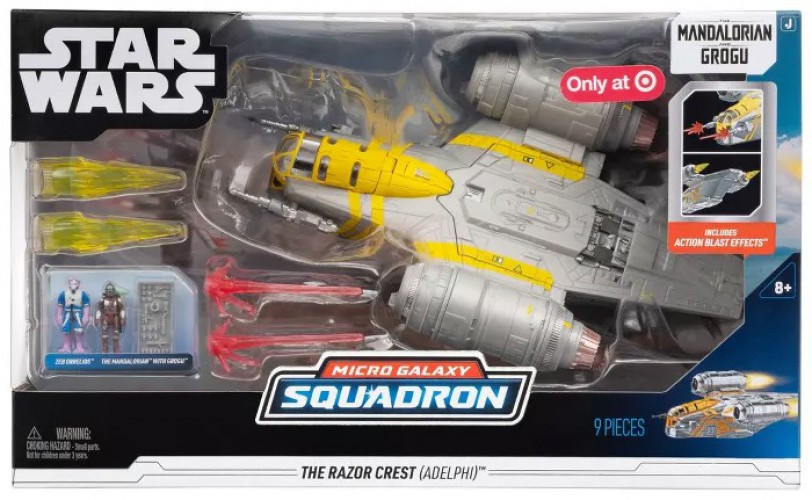 Star Wars Micro Galaxy Squadron The Razor Crest (Adelphi) Vehicle、ToyWiz、kayou