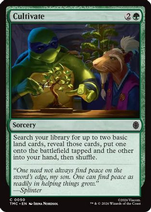 Cultivate (TMC-050) - Commander: Teenage Mutant Ninja Turtles、Wizards of the Coast、kayou