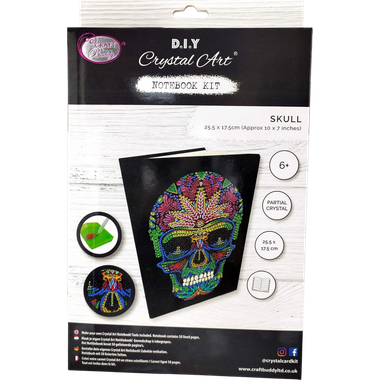 Crystal Art Notebook Kit: Skull、Outset、kayou