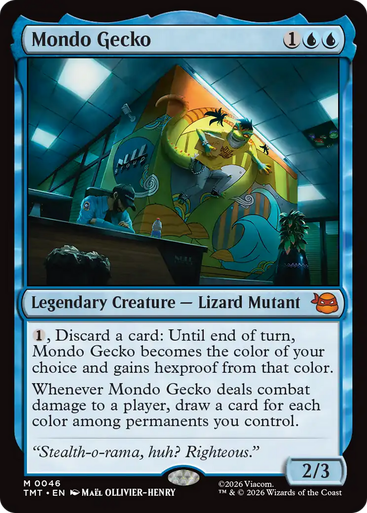 Mondo Gecko (Foil) | Teenage Mutant Ninja Turtles、Magic: The Gathering、kayou