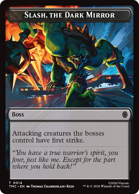 Teenage Mutant Ninja Turtles Commander - Slash, the Dark Mirror Token | Teenage Mutant Ninja Turtles Eternal、Magic: The Gathering、kayou