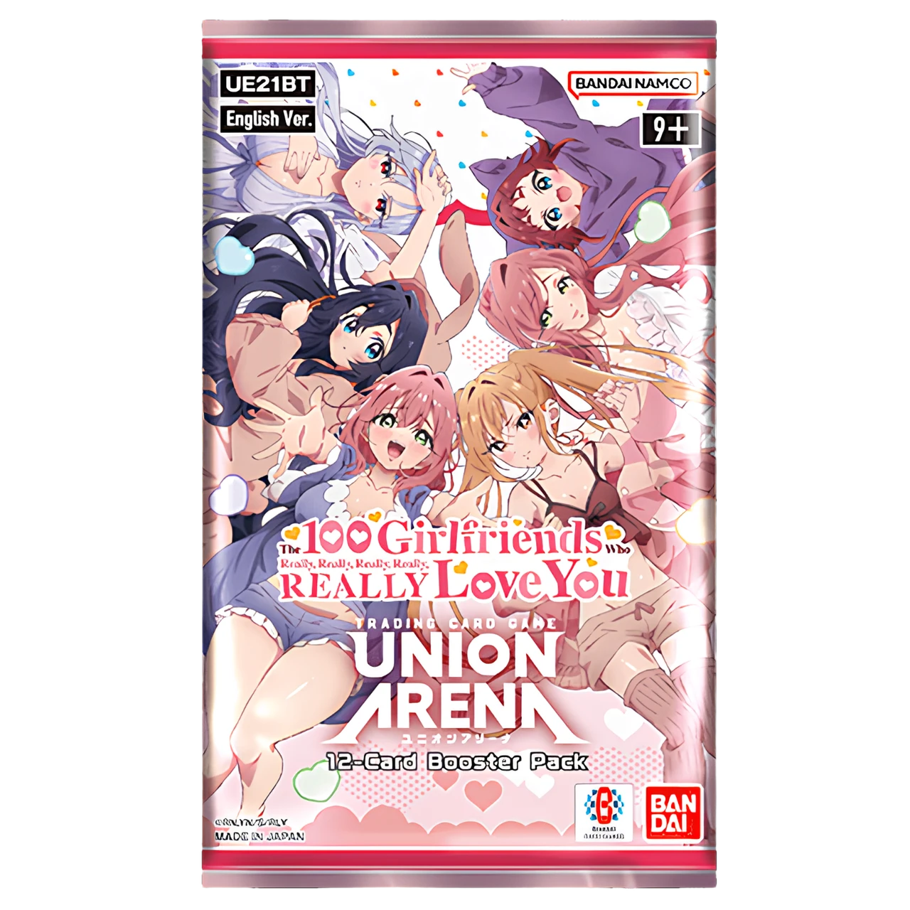 Union Arena TCG: The 100 Girlfriends Who Really, Really, Really, Really, Really Love You UE21BT - Booster Pack、Bandai、kayou