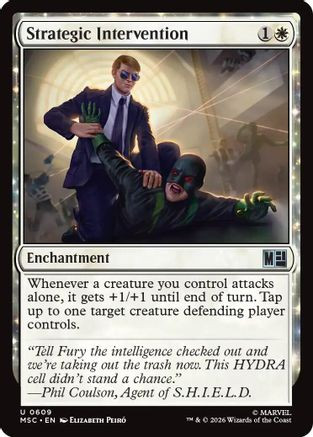 Strategic Intervention (MSC-609) - Commander: Marvel Super Heroes Foil、Wizards of the Coast、kayou