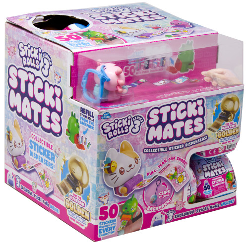 Sticki Rolls Series 3 Sticki Mates Mystery Box 24 Packs、ToyWiz、kayou
