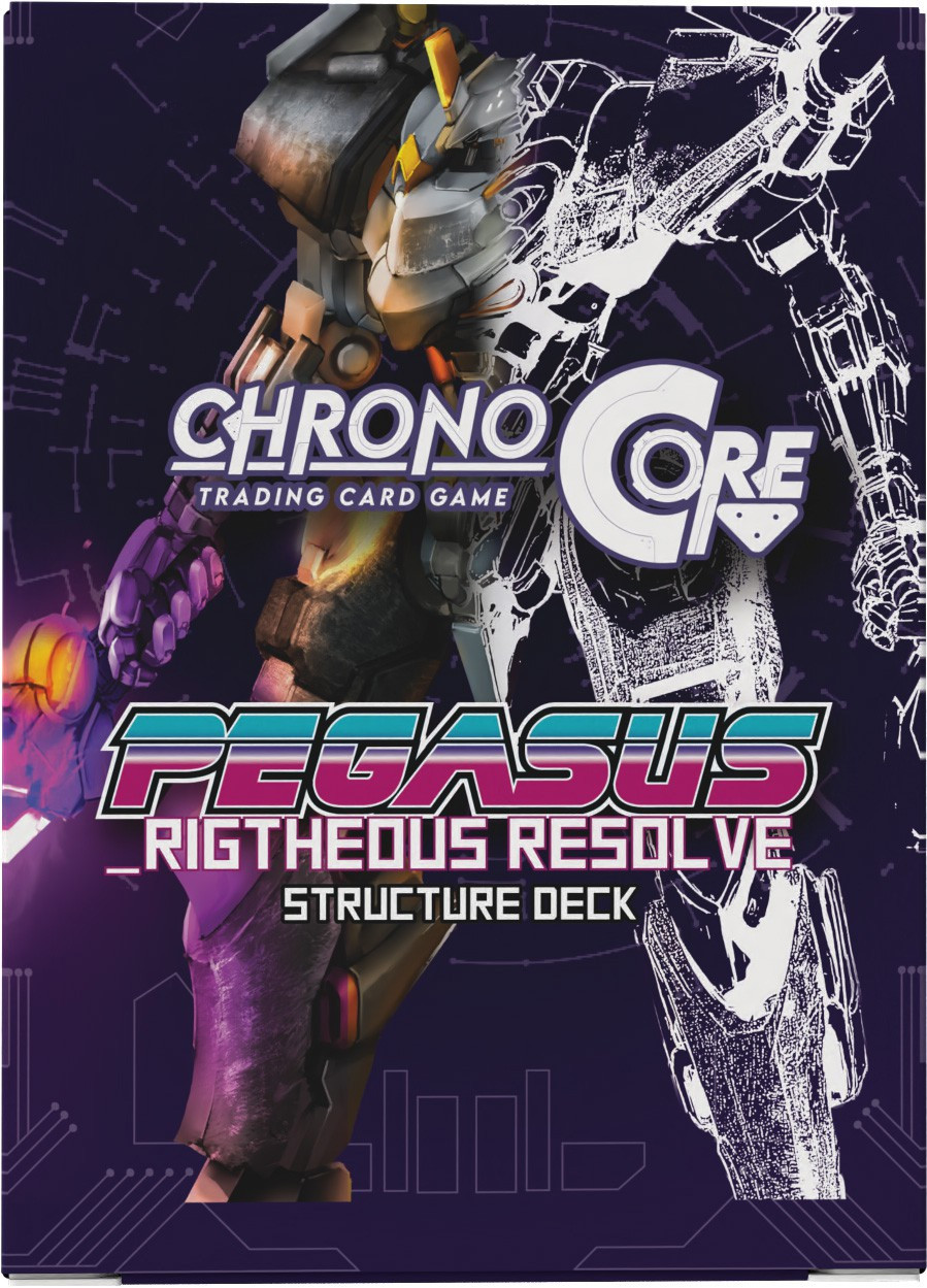 Chrono Core Trading Card Game Pegasus Righteous Resolve Structure Deck SD02U Unlimited, 82 Cards (Pre-Order ships September)、ToyWiz、kayou