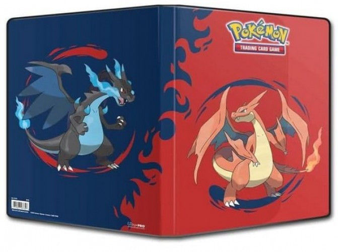 Ultra Pro Pokemon Trading Card Game Mega Charizard X & Mega Charizard Y 4-Pocket Portfolio、ToyWiz、kayou