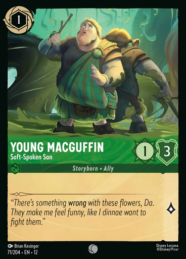 Young MacGuffin - Soft‐Spoken Son (Foil) | Wilds Unknown、Disney Lorcana、kayou