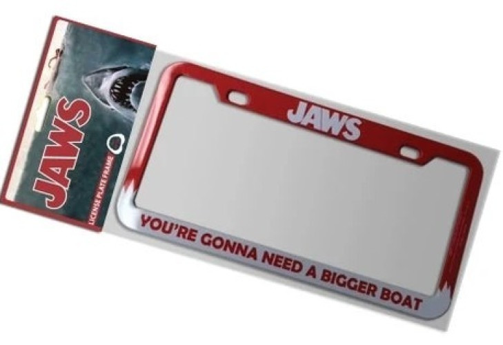 Jaws Bigger Boat License Plate Frame (Pre-Order ships February)、ToyWiz、kayou