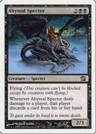 Abyssal Specter (8ED-117) - 8th Edition Foil、Wizards of the Coast、kayou