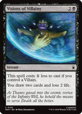 Visions of Villainy (MSH-120) - Marvel Super Heroes、Wizards of the Coast、kayou