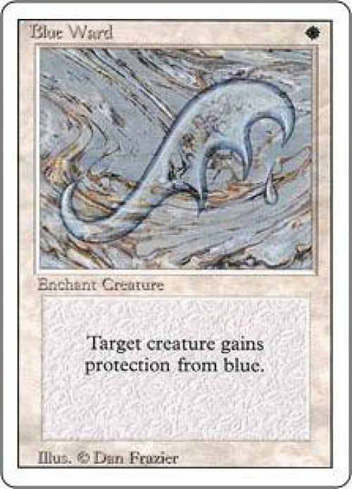 MtG Revised Uncommon Blue Ward #7 Moderately Played、ToyWiz、kayou