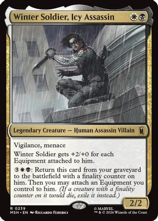 Winter Soldier, Icy Assassin (MSH-239) - Marvel Super Heroes、Wizards of the Coast、kayou