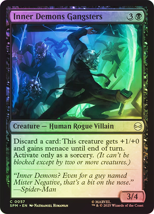 Inner Demons Gangsters (SPM-057)、Magic: The Gathering、kayou