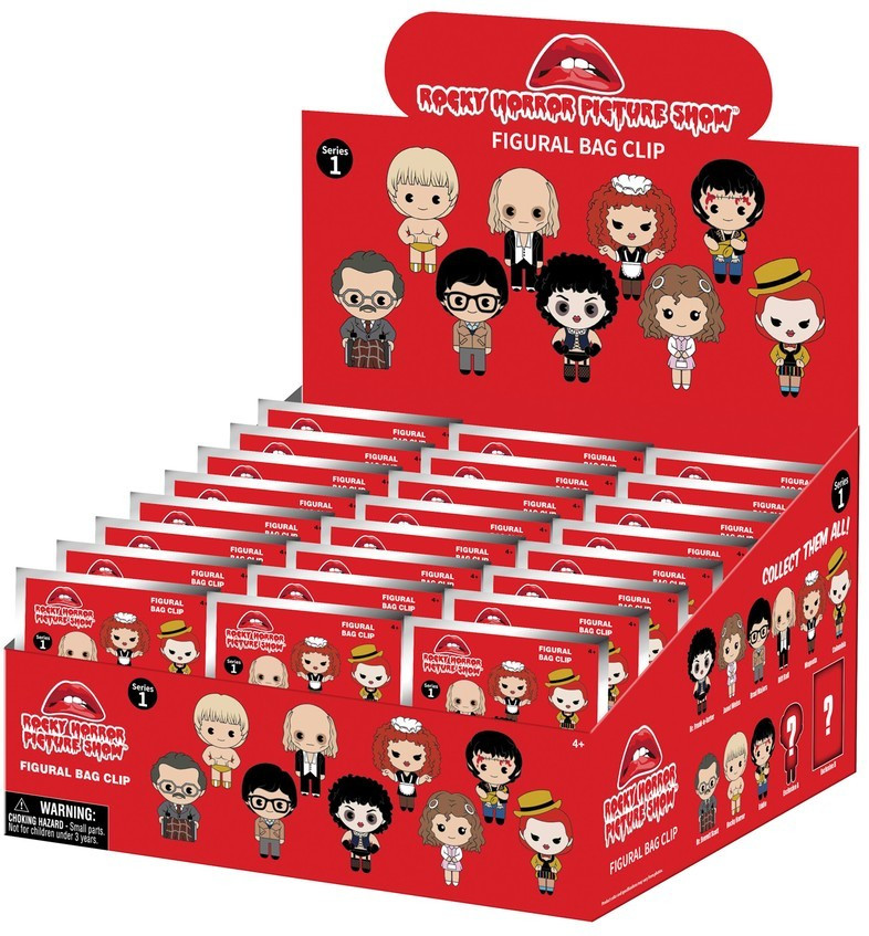 3D Figural Foam Bag Clip Rocky Horror Picture Show Series 1 Mystery Box 24 Packs、ToyWiz、kayou
