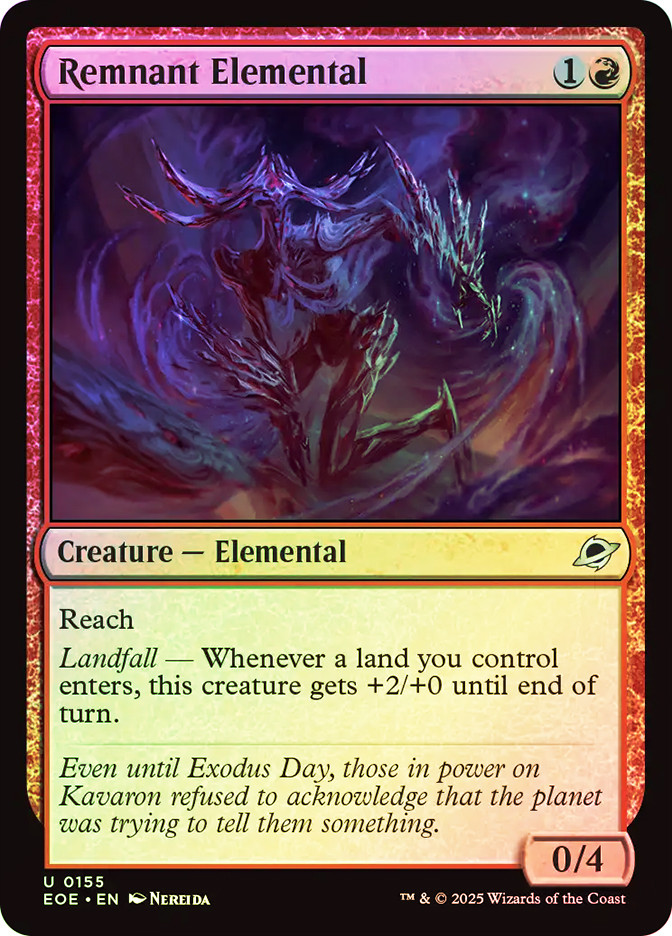 Remnant Elemental、Magic: The Gathering、kayou