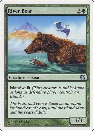 River Bear (9ED-266) - 9th Edition、Wizards of the Coast、kayou