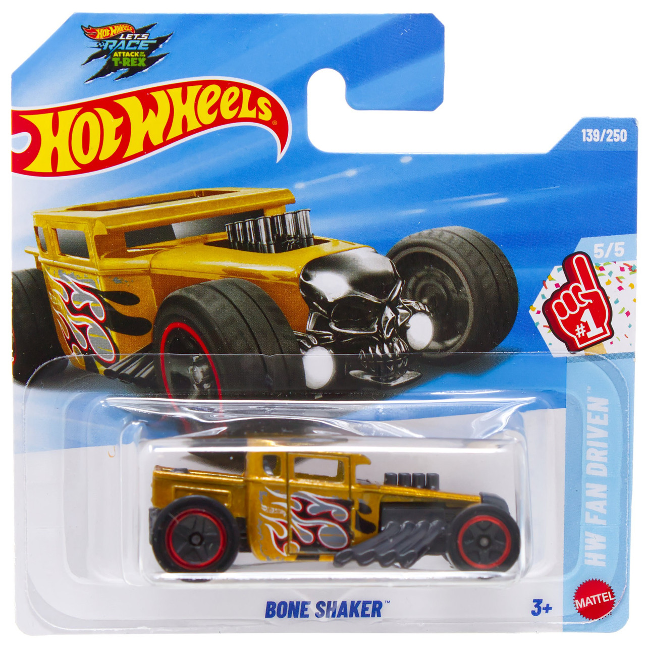 Hot Wheels HW Fan Driven Bone Shaker Diecast Car、ToyWiz、kayou