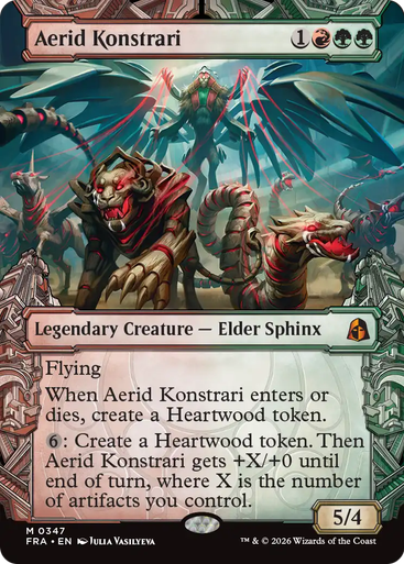 Aerid Konstrari (Sculptor's Stronghold Frame) | Reality Fracture、Magic: The Gathering、kayou