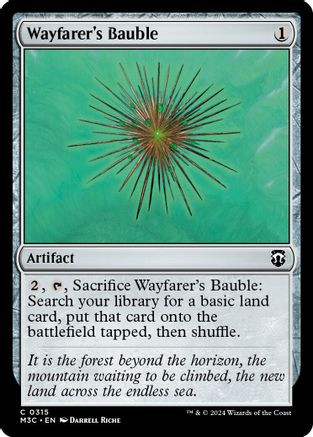 Wayfarer's Bauble (Ripple Foil) (M3C-315) - Modern Horizons 3 Commander Foil、Wizards of the Coast、kayou