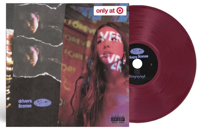 Olivia Rodrigo TinyVinyl Drivers license / Drivers license (live from gov ball) Exclusive 4-Inch 4" Vinyl LP、ToyWiz、kayou