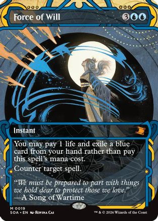 Force of Will (SOA-019) - Secrets of Strixhaven: Mystical Archive、Wizards of the Coast、kayou