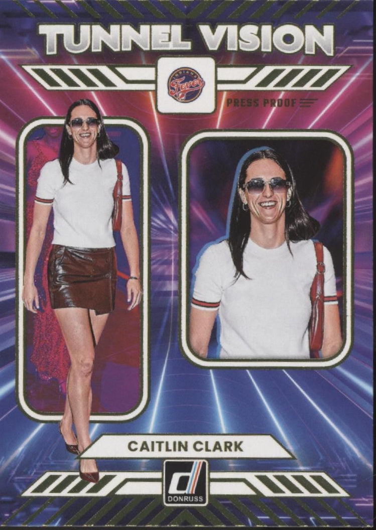 Caitlin Clark 2025 Panini Donruss Tunnel Vision Press Proof #1、Collector Store LLC、kayou