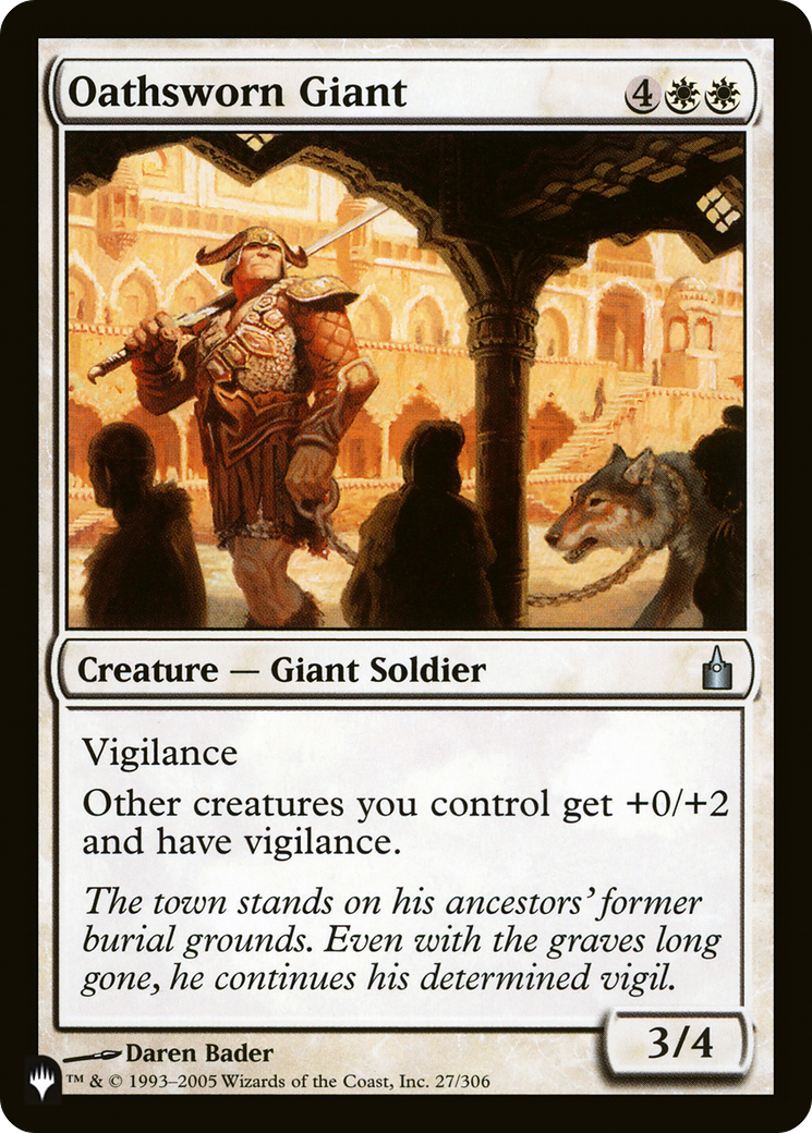 Oathsworn Giant (LIST-27/306) - The List、Wizards of the Coast、kayou