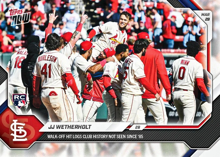 MLB St Louis Cardinals 2026 NOW Baseball JJ Wetherholt #18 Rookie、ToyWiz、kayou