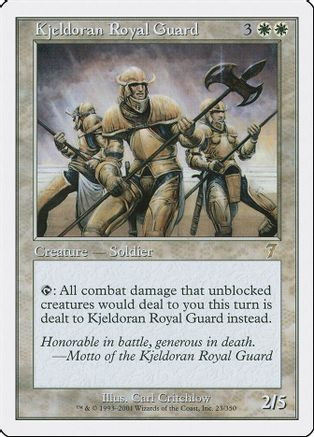 Kjeldoran Royal Guard (7ED-023) - 7th Edition Foil、Wizards of the Coast、kayou