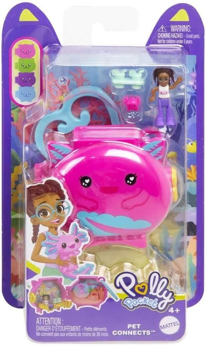 Polly Pocket Pet Connects Axolotl Micro Playset Damaged Package、ToyWiz、kayou