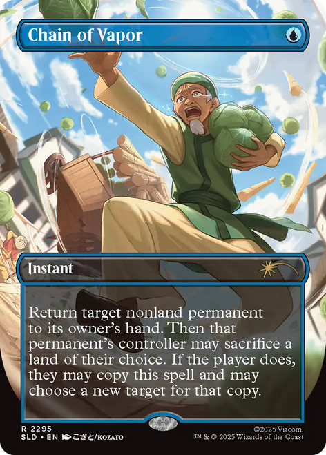 Chain of Vapor (Secret Lair - Avatar: The Last Airbender: My Cabbages!) | Secret Lair Drops、Magic: The Gathering、kayou