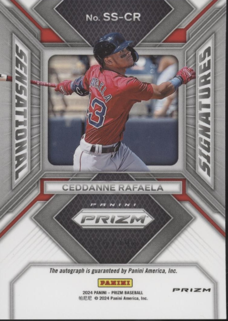Ceddanne Rafaela 2024 Prizm Sensational Signatures RC Hyper Prizm Auto 115/199、Collector Store LLC、kayou
