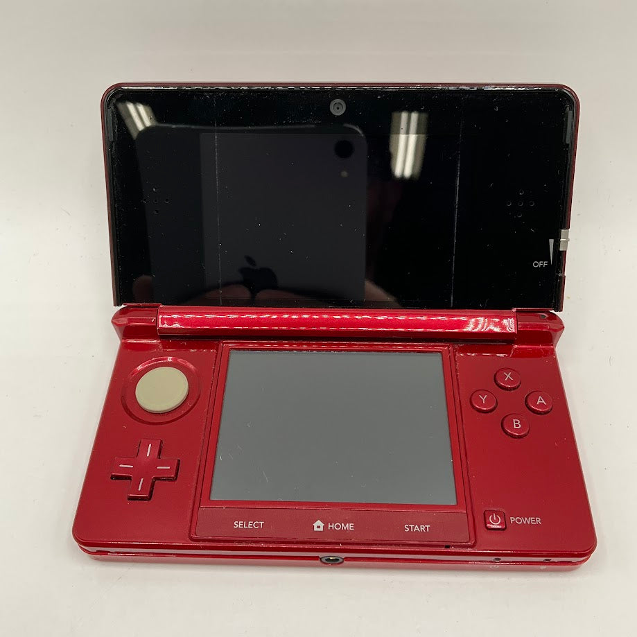 Nintendo 3DS Flame Red System No Charger or Stylus Used、Collector Store LLC - VG、kayou