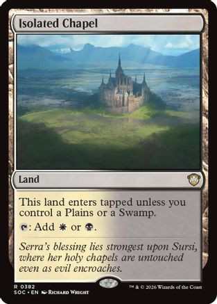 Isolated Chapel (SOC-382) - Commander: Secrets of Strixhaven、Wizards of the Coast、kayou