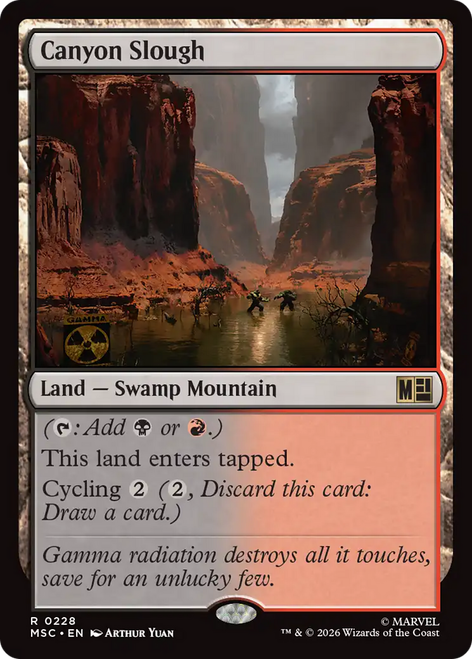 Canyon Slough (Surge Foil) | Marvel Super Heroes Commander、Magic: The Gathering、kayou