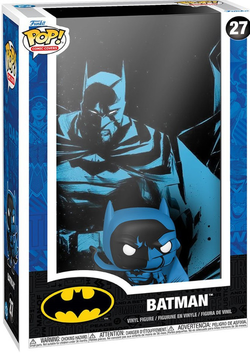 Funko DC POP! Comic Covers Batman Black & Blue Vinyl Figure #27、ToyWiz、kayou