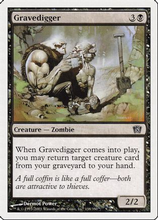 Gravedigger (8ED-138) - 8th Edition、Wizards of the Coast、kayou